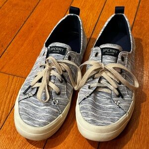 Sperry Top-Sider Women's Crest Vibe Painterly Stripe Sneaker Size 9.5M